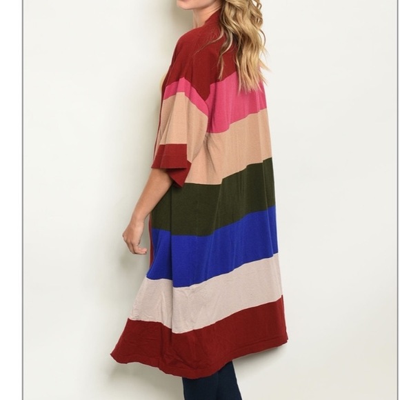 Colorblock cardigan, AKIRA, New!! - Picture 6 of 7